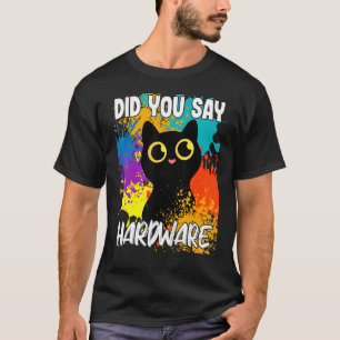 Camiseta Você Disse Hardware Gato Preto