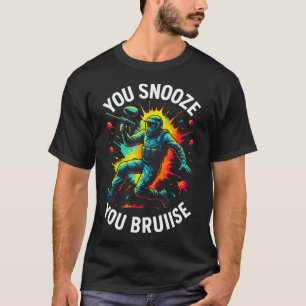 Camiseta Você Dorme Você Se Machuca - Arte Divertida de Pai