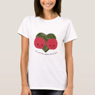 Camiseta Você é a Apple do meu olho