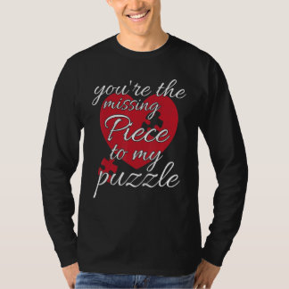 Camiseta Você É a Peça Que Faltava No Meu Quebra-Cabeça  Di