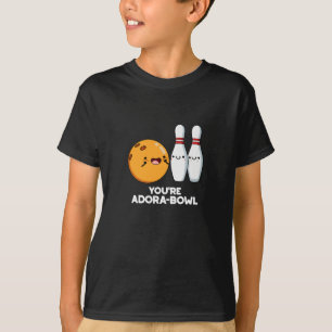 Camiseta Você é Adora-Bowl Boliches Engraçadas Dark BG
