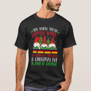 Camiseta Você é alemão Celebrar os Gnomos de Natal Orgulhos