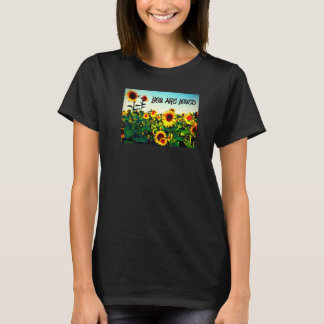 Camiseta Você é amado Girassóis