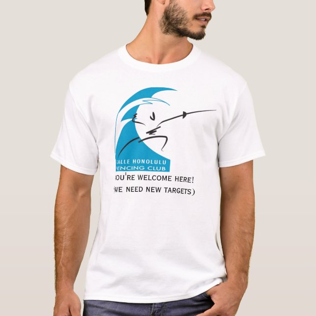 Camiseta você é bem-vindo aqui! (nós precisamos alvos (Frente)