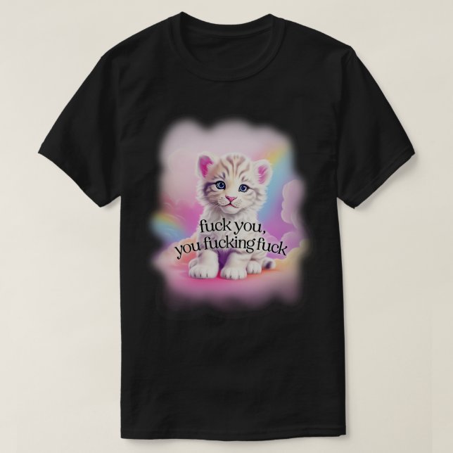 Camiseta Você É Bonito, Estético De Tigre (Frente do Design)