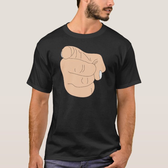 Camiseta Você é dedo (Frente)