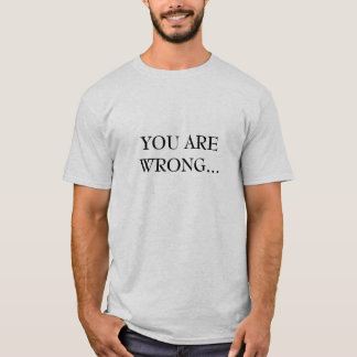 CAMISETA VOCÊ É ERRADO…