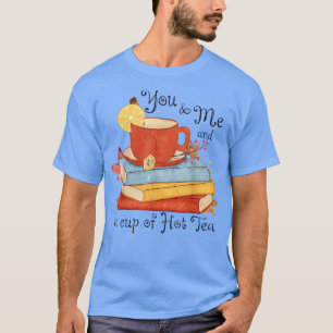 Camiseta Você E Eu E Uma Xícara De Folhas De Outono Engraça
