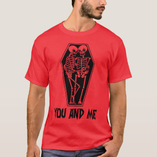 Camiseta você e eu, garota do halloween
