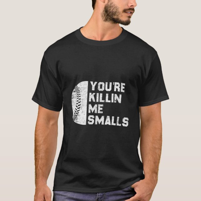 Camiseta Você É Eu Que Cheira O Dia Do Jogo De Beisebol Eng (Frente)