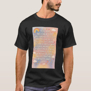 Camiseta Você é Exatamente Quem Você Foi Feito para Ser Man