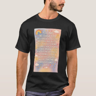 Camiseta Você é Exatamente Quem Você Foi Feito para Ser Man