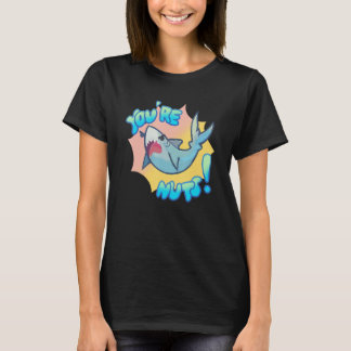 Camiseta Você é Louco Tubarão Fofo Para Homens Mulheres C