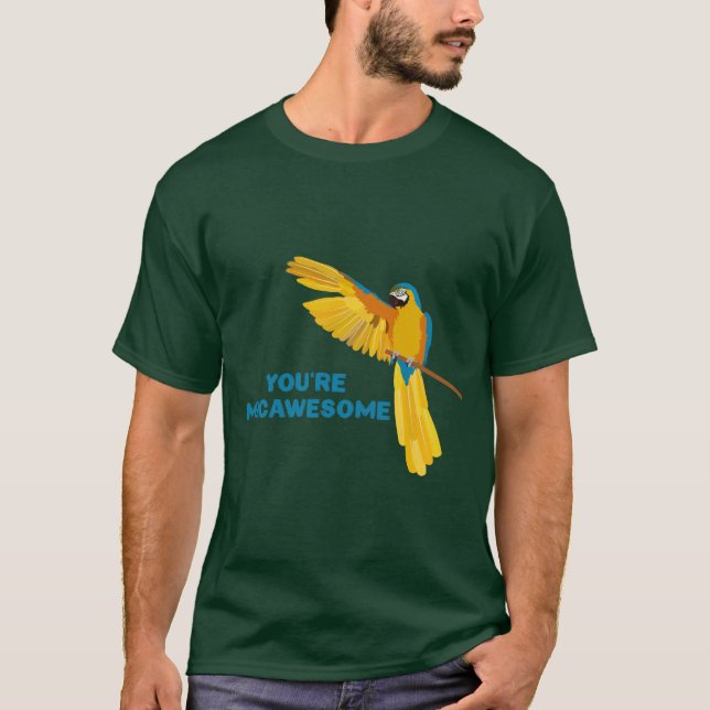 Camiseta Você é Macawesomo (Frente)