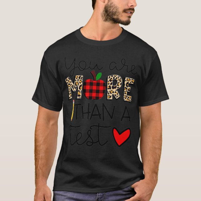Camiseta Você é mais do que um teste (Frente)