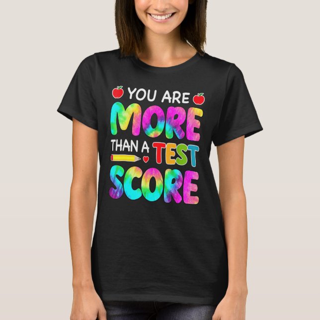 Camiseta Você É Mais Do Que Um Teste De Professora No Dia D (Frente)