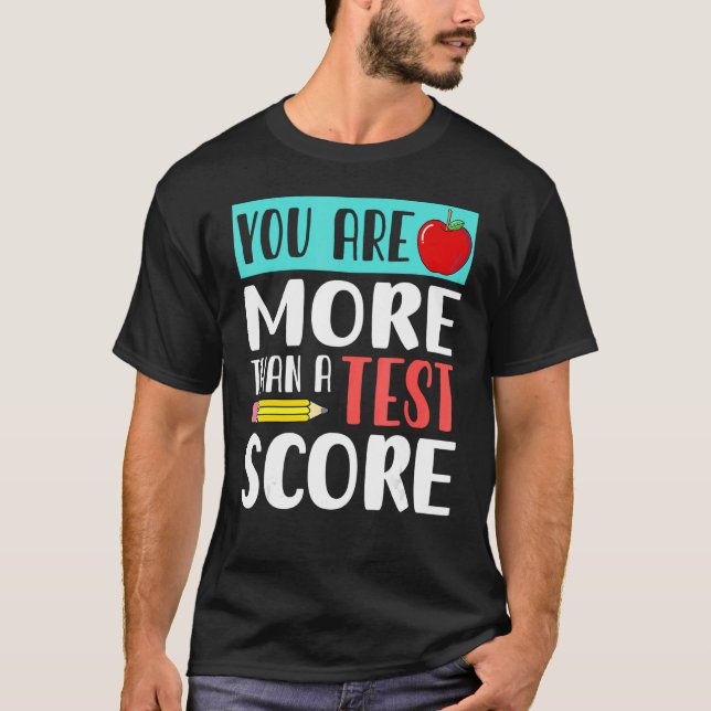Camiseta Você É Mais Do Que Um Teste De Professora No Teste (Frente)