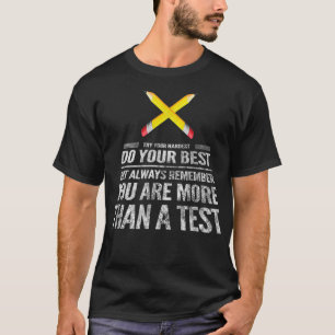 Camiseta Você é mais do que um teste inspirado