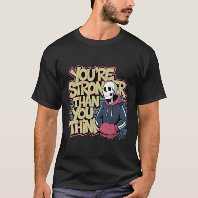 Camiseta Você é mais forte do que pensa (Frente)
