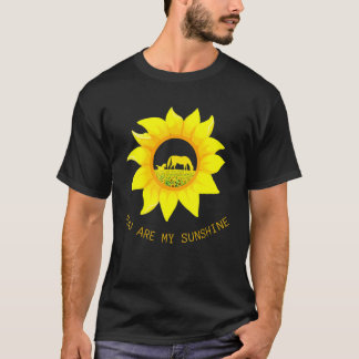 Camiseta Você É Meu Cavalo do Girassol do Sol