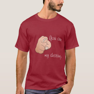 Camiseta você é meu destino
