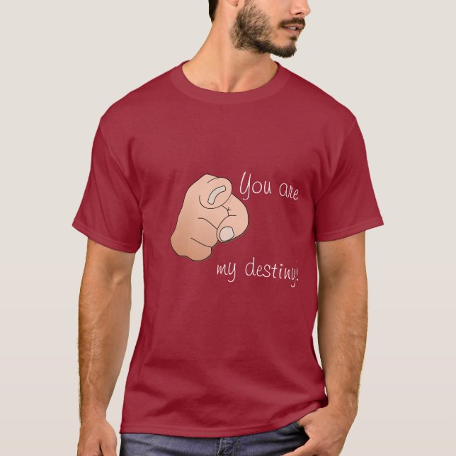 Camiseta você é meu destino (Frente)