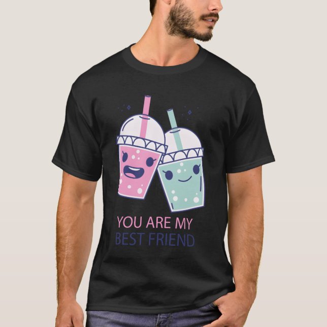 Camiseta Você é meu melhor amigo engraçado (Frente)