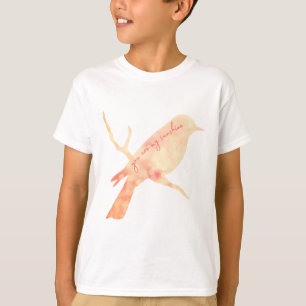 Camiseta você é meu passarinho canário sol