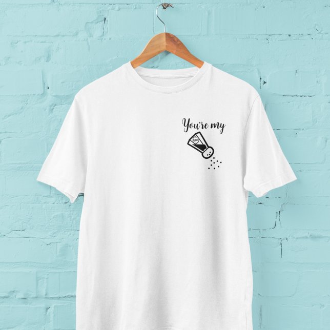 Camiseta Você é meu Sal, Bonito, BFF, Casal Correspondente (Criador carregado)