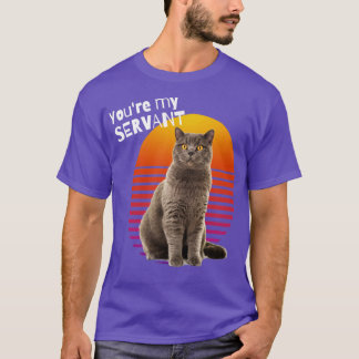 Camiseta Você é meu servo Cat1