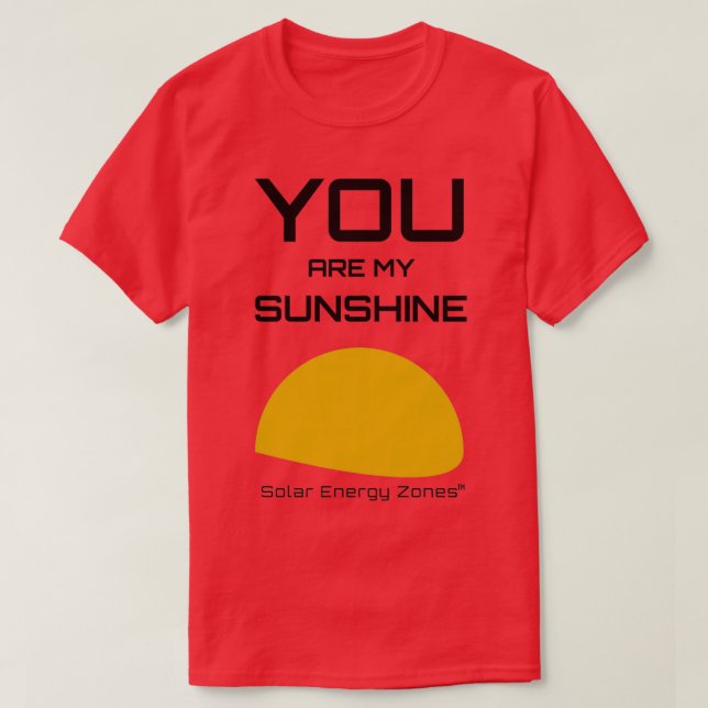 Camiseta Você É Meu Sol (Frente do Design)