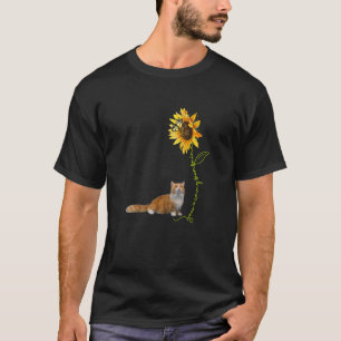 Camiseta Você É Meu Sol Girassol Borboleta Relax Branco