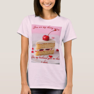 Camiseta Você É Minha Cereja No Computador - Do Marido T-Sh