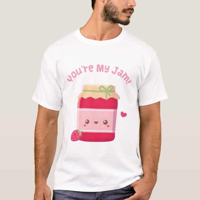 Camiseta Você É Minha Garrafa De Morango (Frente)