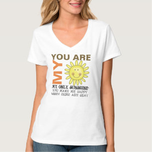 Camiseta Você é minha luz do sol