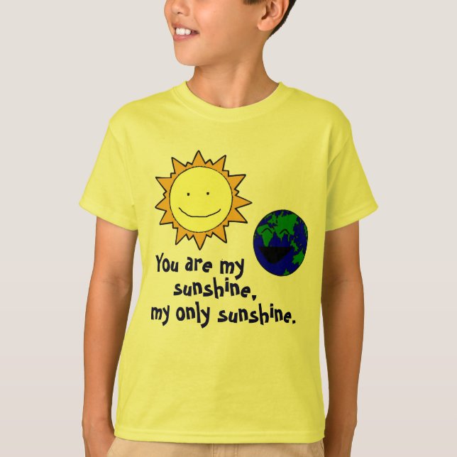 Camiseta Você é minha luz do sol (Frente)