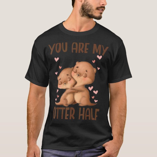 Camiseta Você É Minha Metade Mais Longa (Frente)