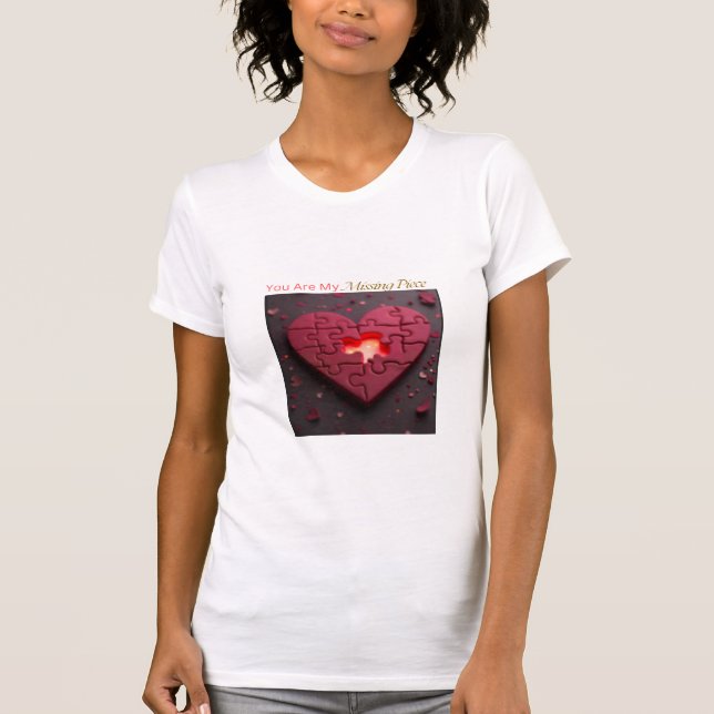 Camiseta Você É Minha Peça Desaparecida. (Frente)