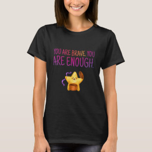 Camiseta Você é muito corajoso, motivador de motivação insp