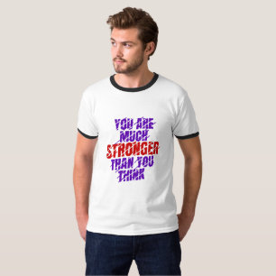 Camiseta Você é muito mais forte do que pensa