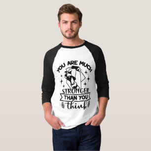 Camiseta Você é muito mais forte do que pensa