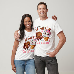 Camiseta "Você é o Brownie para o meu Sorvete - Mug
