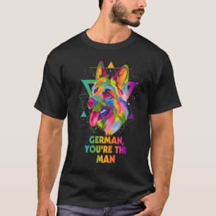 Camiseta Você é o Cara Pastor Alemão Humor
