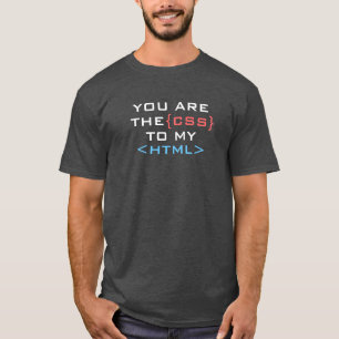 Camiseta Você é o css a meu HTML