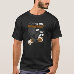 Camiseta Você é o destaque da minha vida para uma coloração