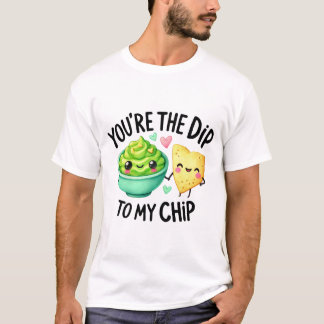 Camiseta Você é o Dip do Meu Chip - Stickers