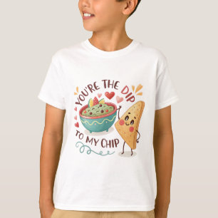 Camiseta Você É o Dip Para o Meu Chip Vale Couple Food Lo