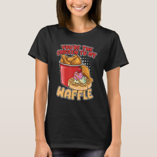 Camiseta Você é o galinha do meu Waffle Breakfast Waffles