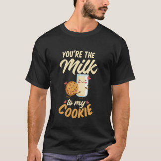 Camiseta Você é o leite do meu Cookie Cookie e leite Choc