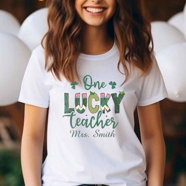Camiseta Você é o Lucky One! Professor Personalizado (Criador carregado)